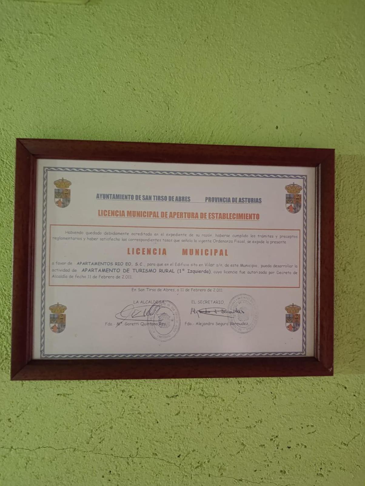 Apartamentos Rio Eo San Tirso de Abres Buitenkant foto